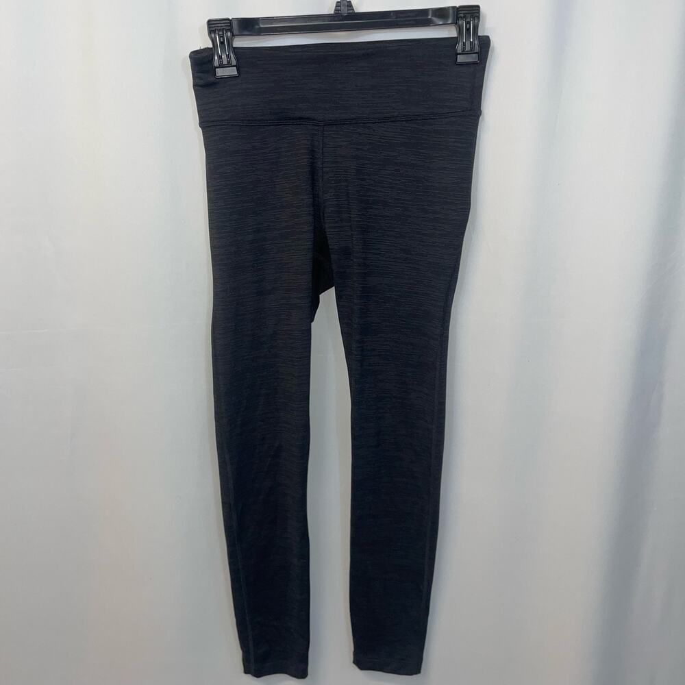 Outdoor Voices Navy Blue High Rise Leggings Hidden Pocket Interior Drawstring S